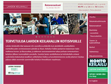 Tablet Screenshot of lahdenkeilahalli.fi